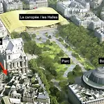 Appartement design à la bourse du commerce